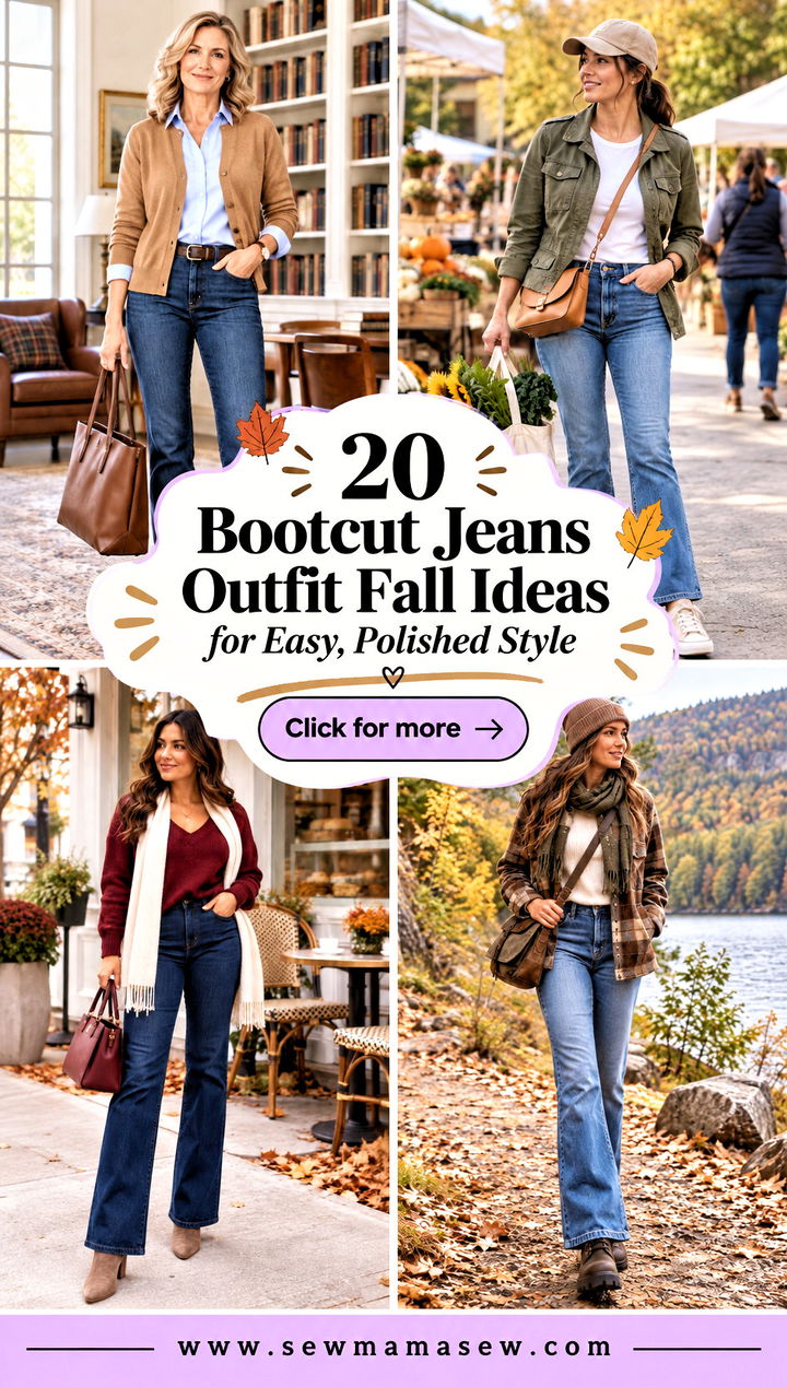 20 Bootcut Jeans Outfit Fall Ideas for Easy Polished Style - 20 Bootcut Jeans Outfit Fall Ideas for Easy, Polished Style