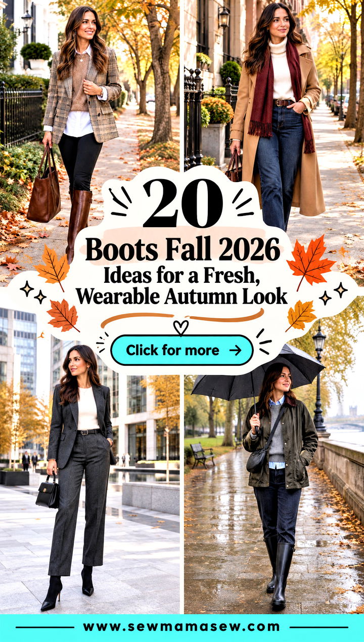 20 Boots Fall 2026 Ideas for a Fresh Wearable Autumn Look - 20 Boots Fall 2026 Ideas for a Fresh, Wearable Autumn Look