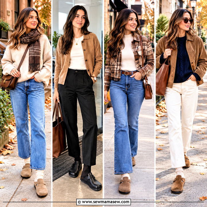 20 Boston Clogs Outfit Fall Ideas for Cozy Weekend Looks