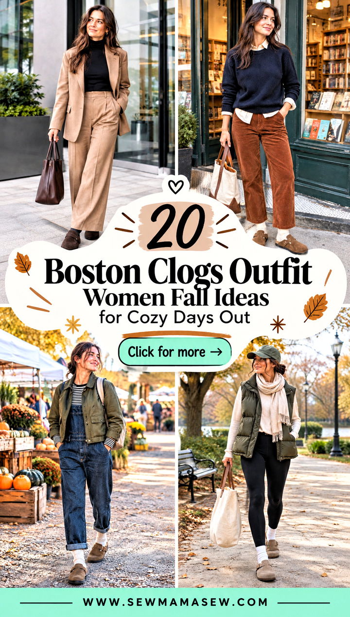 20 Boston Clogs Outfit Women Fall Ideas for Cozy Days Out - 20 Boston Clogs Outfit Women Fall Ideas for Cozy Days Out