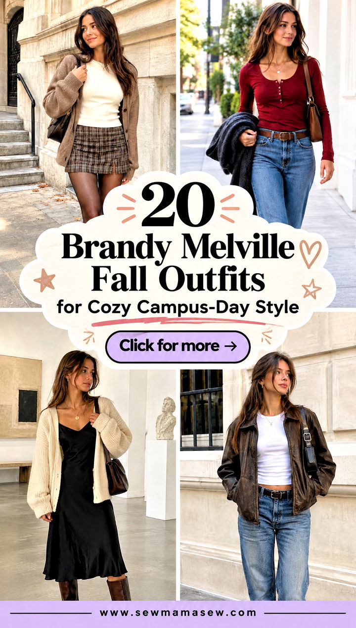20 Brandy Melville Fall Outfits for Cozy Campus-Day Style - 20 Brandy Melville Fall Outfits for Cozy Campus-Day Style
