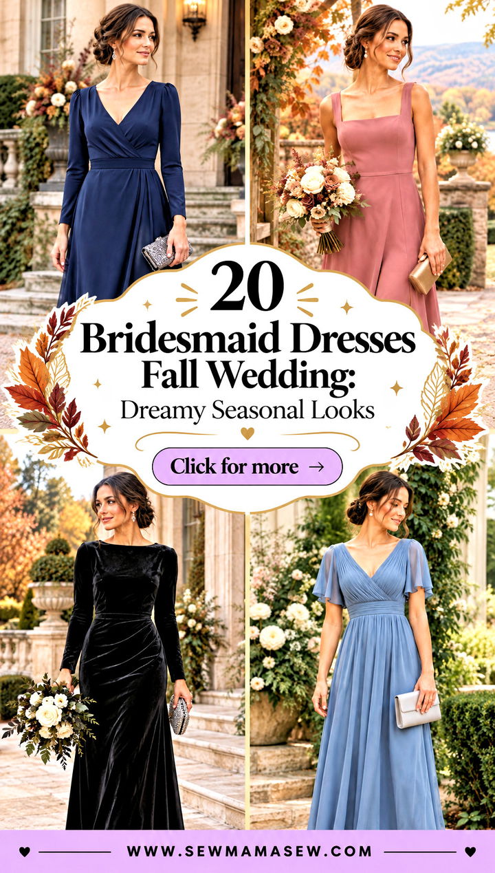 20 Bridesmaid Dresses Fall Wedding Dreamy Seasonal Looks - 20 Bridesmaid Dresses Fall Wedding: Dreamy Seasonal Looks