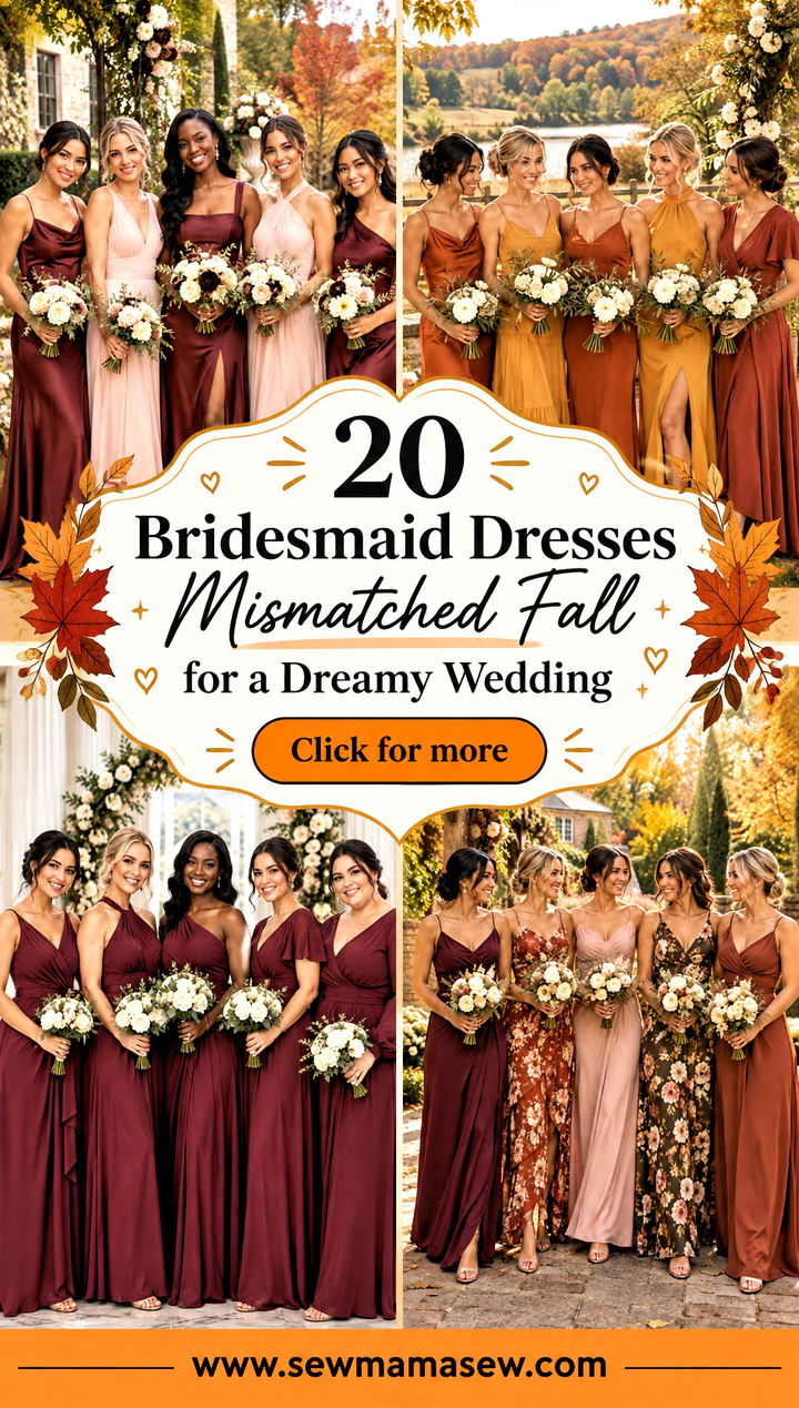 20 Bridesmaid Dresses Mismatched Fall for a Dreamy Wedding - 20 Bridesmaid Dresses Mismatched Fall for a Dreamy Wedding