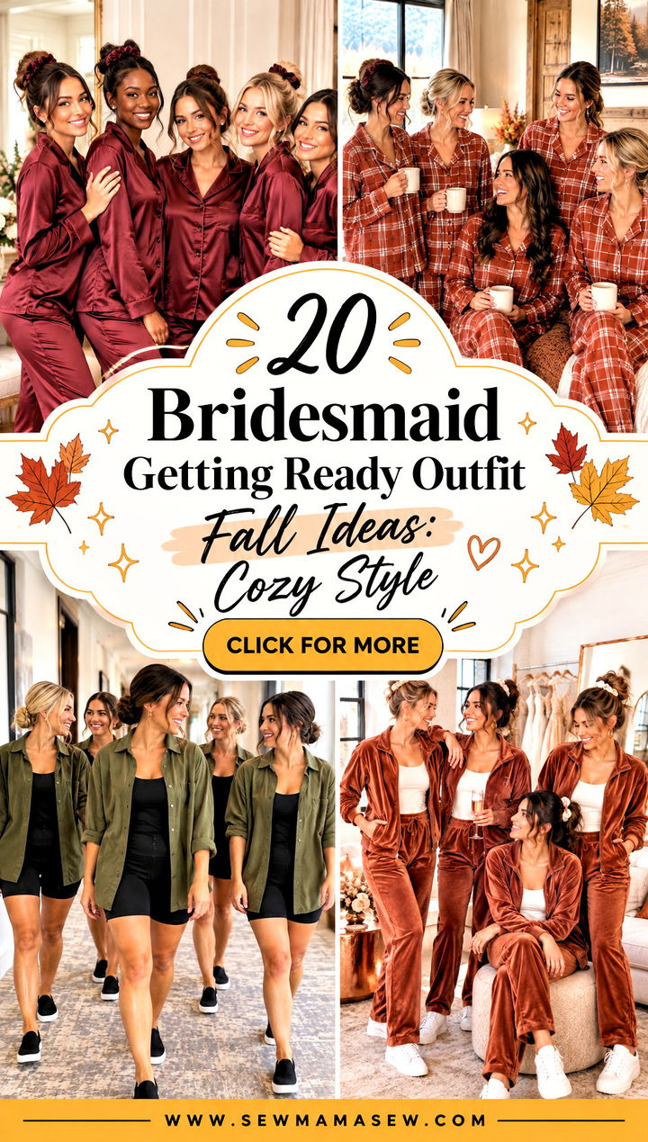 20 Bridesmaid Getting Ready Outfit Fall Ideas Cozy Style - 20 Bridesmaid Getting Ready Outfit Fall Ideas: Cozy Style