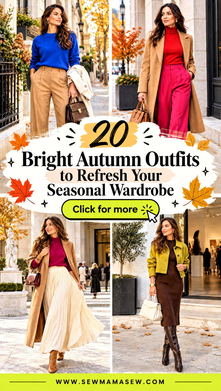 20 Bright Autumn Outfits to Refresh Your Seasonal Wardrobe - 20 Bright Autumn Outfits to Refresh Your Seasonal Wardrobe