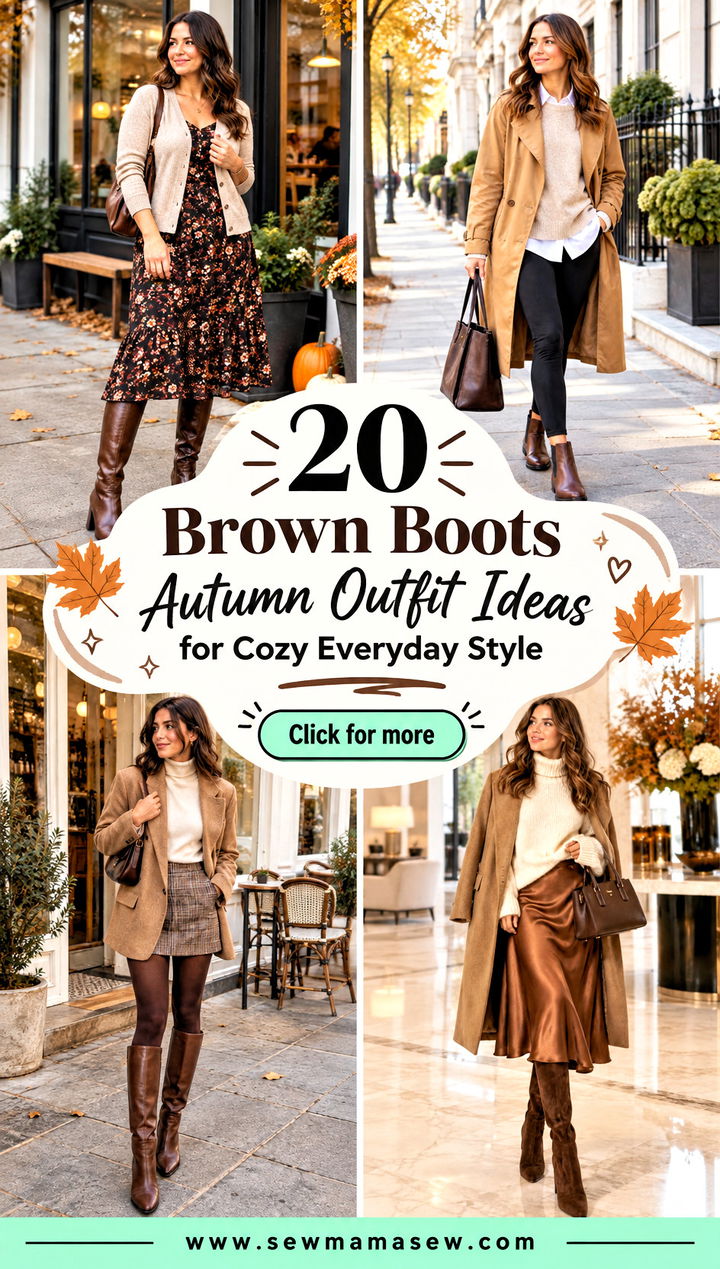 20 Brown Boots Autumn Outfit Ideas for Cozy Everyday Style - 20 Brown Boots Autumn Outfit Ideas for Cozy Everyday Style