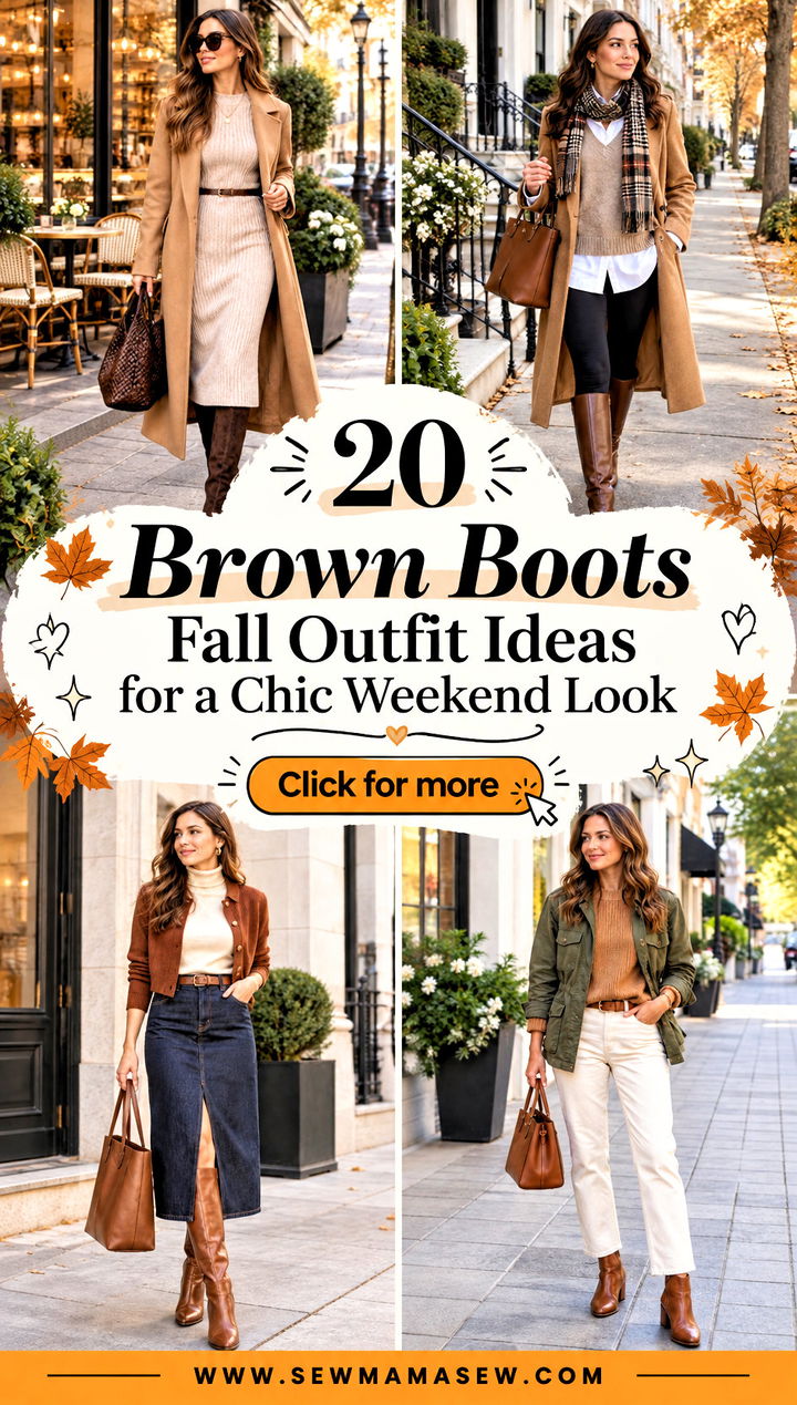 20 Brown Boots Fall Outfit Ideas for a Chic Weekend Look - 20 Brown Boots Fall Outfit Ideas for a Chic Weekend Look