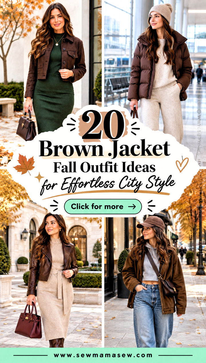 20 Brown Jacket Fall Outfit Ideas for Effortless City Style - 20 Brown Jacket Fall Outfit Ideas for Effortless City Style