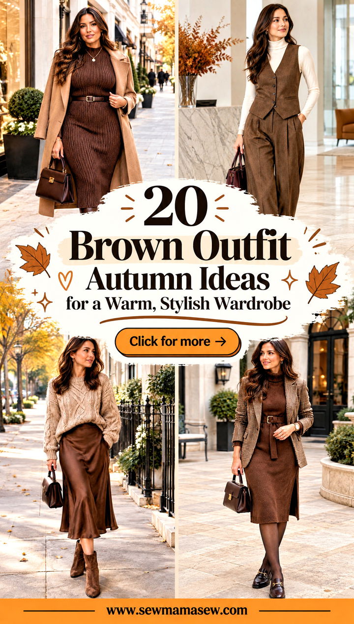 20 Brown Outfit Autumn Ideas for a Warm Stylish Wardrobe - 20 Brown Outfit Autumn Ideas for a Warm, Stylish Wardrobe