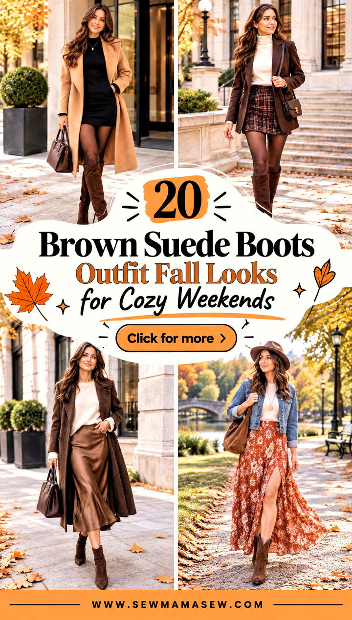 20 Brown Suede Boots Outfit Fall Looks for Cozy Weekends - 20 Brown Suede Boots Outfit Fall Looks for Cozy Weekends