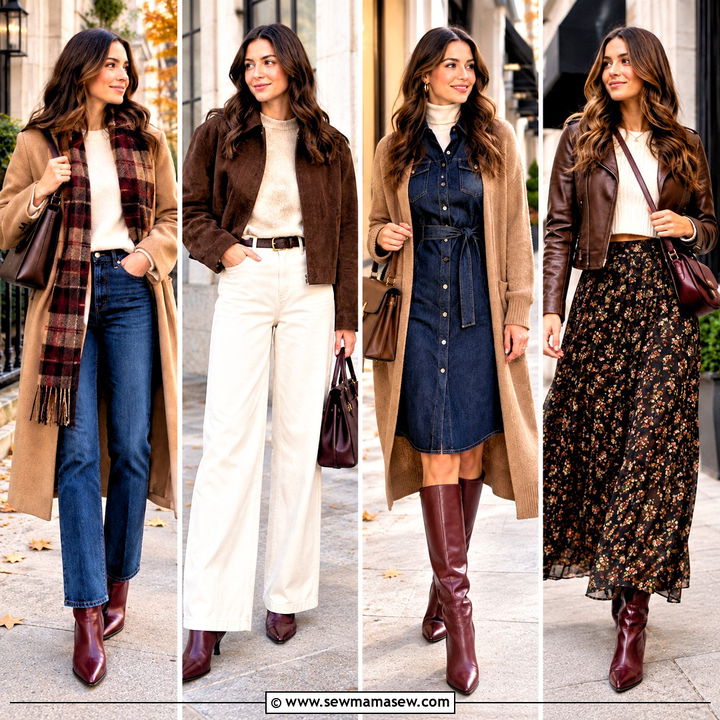 20 Burgundy Boots Outfit Fall Looks for Chic Weekend Plans