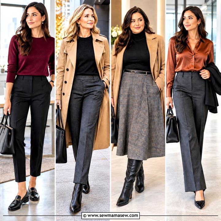 20 Business Casual Fall Outfits for Women for Chic Workdays