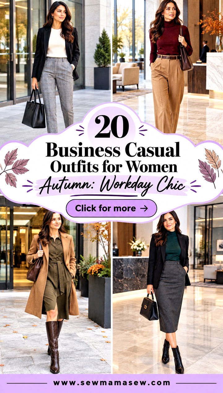 20 Business Casual Outfits for Women Autumn Workday Chic - 20 Business Casual Outfits for Women Autumn: Workday Chic