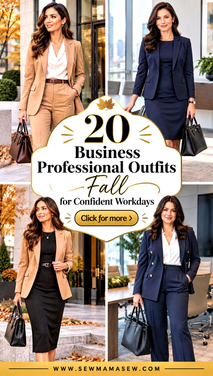 20 Business Professional Outfits Fall for Confident Workdays - 20 Business Professional Outfits Fall for Confident Workdays
