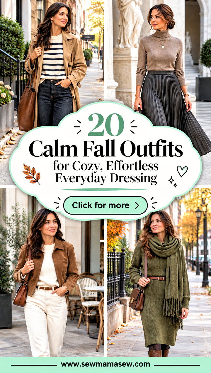 20 Calm Fall Outfits for Cozy Effortless Everyday Dressing - 20 Calm Fall Outfits for Cozy, Effortless Everyday Dressing