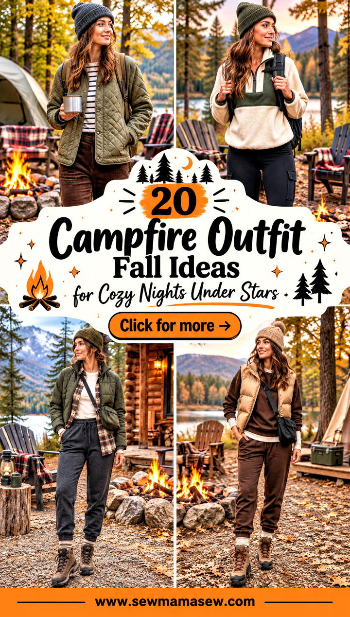 20 Campfire Outfit Fall Ideas for Cozy Nights Under Stars - 20 Campfire Outfit Fall Ideas for Cozy Nights Under Stars