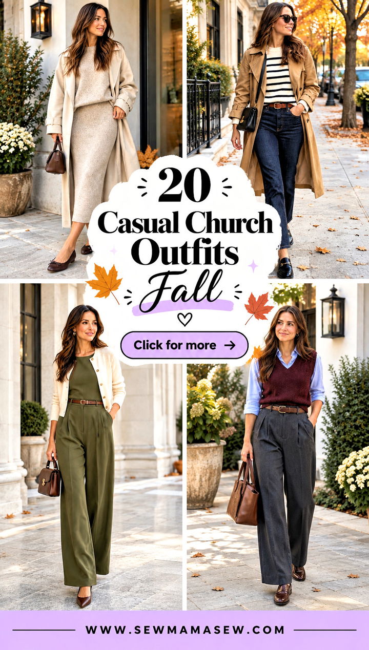 20 Casual Church Outfits Fall Cozy Sunday Style to Try - 20 Casual Church Outfits Fall: Cozy Sunday Style to Try
