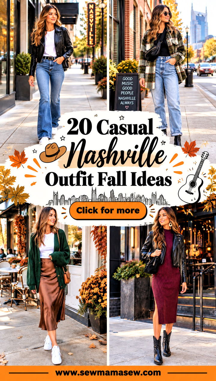 20 Casual Nashville Outfit Fall Ideas Cool Weekend Style - 20 Casual Nashville Outfit Fall Ideas: Cool Weekend Style