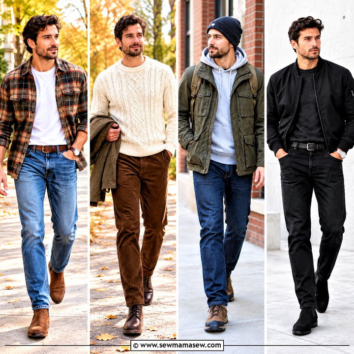 20 Casual Outfits Men Fall: Fresh Looks for Chilly Days