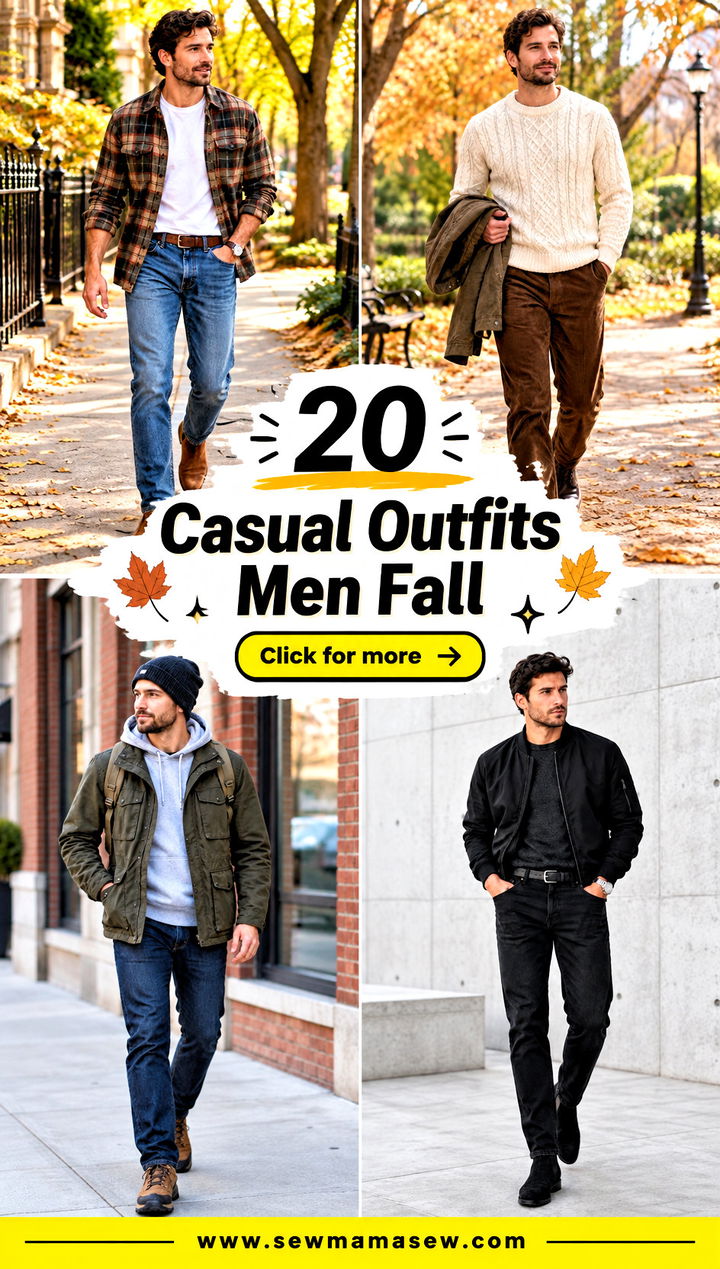 20 Casual Outfits Men Fall Fresh Looks for Chilly Days - 20 Casual Outfits Men Fall: Fresh Looks for Chilly Days