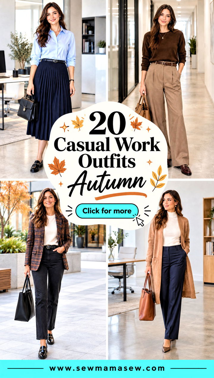 20 Casual Work Outfits Autumn Polished Looks Made Easy - 20 Casual Work Outfits Autumn: Polished Looks Made Easy