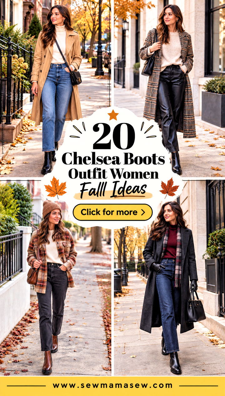 20 Chelsea Boots Outfit Women Fall Ideas for Cozy Style - 20 Chelsea Boots Outfit Women Fall Ideas for Cozy Style