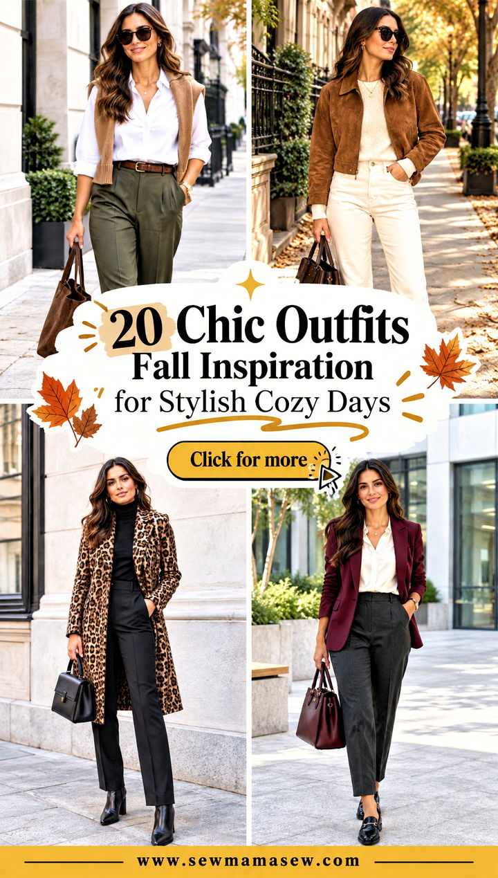 20 Chic Outfits Fall Inspiration for Stylish Cozy Days - 20 Chic Outfits Fall Inspiration for Stylish Cozy Days