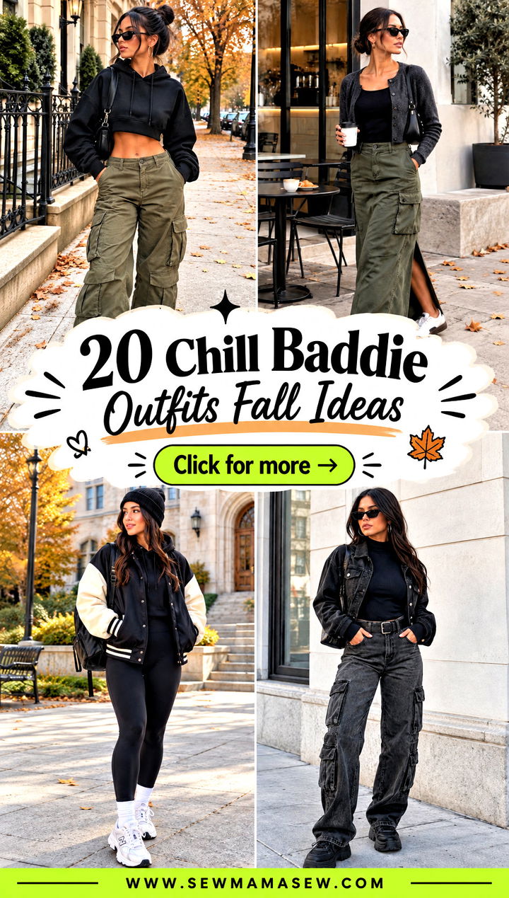 20 Chill Baddie Outfits Fall Ideas for Cool Weekend Looks - 20 Chill Baddie Outfits Fall Ideas for Cool Weekend Looks
