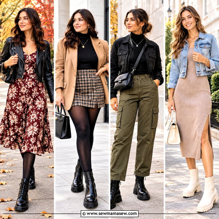20 Chunky Boots Outfit Fall Ideas for Bold Everyday Looks