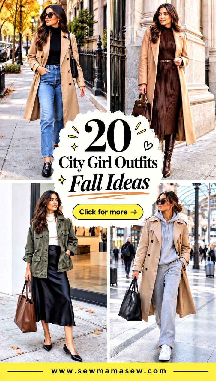 20 City Girl Outfits Fall Ideas for Stylish Urban Weekends - 20 City Girl Outfits Fall Ideas for Stylish Urban Weekends