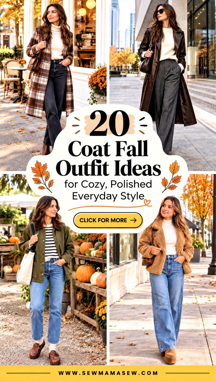 20 Coat Fall Outfit Ideas for Cozy Polished Everyday Style - 20 Coat Fall Outfit Ideas for Cozy, Polished Everyday Style