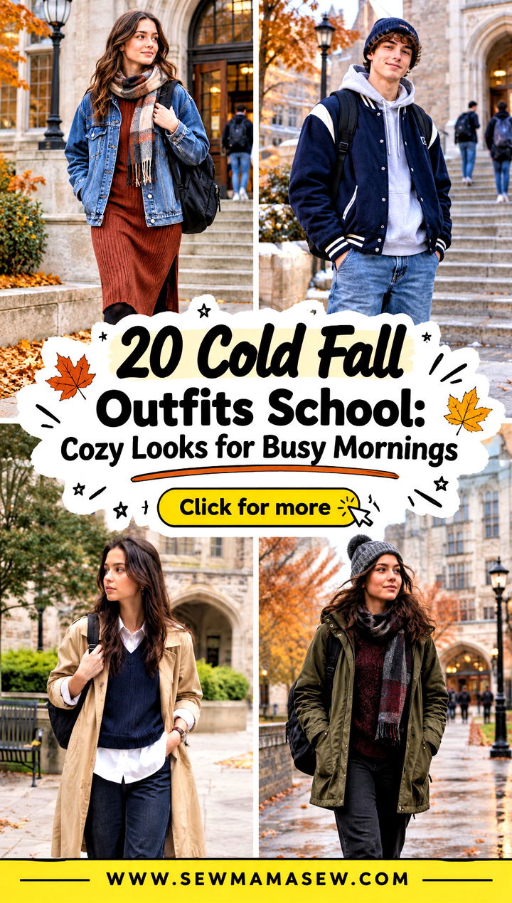 20 Cold Fall Outfits School Cozy Looks for Busy Mornings - 20 Cold Fall Outfits School: Cozy Looks for Busy Mornings
