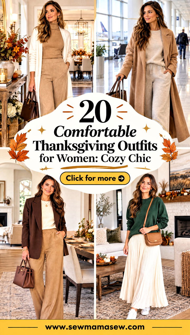 20 Comfortable Thanksgiving Outfits for Women Cozy Chic - 20 Comfortable Thanksgiving Outfits for Women: Cozy Chic