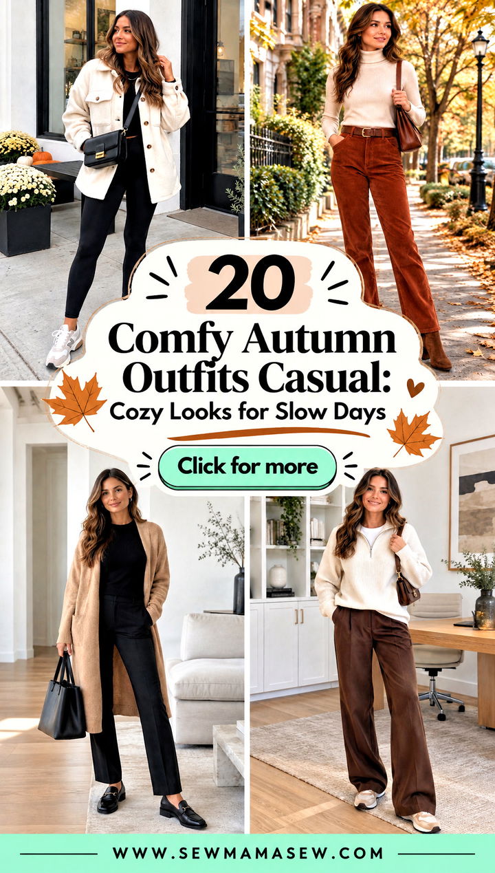 20 Comfy Autumn Outfits Casual Cozy Looks for Slow Days - 20 Comfy Autumn Outfits Casual: Cozy Looks for Slow Days
