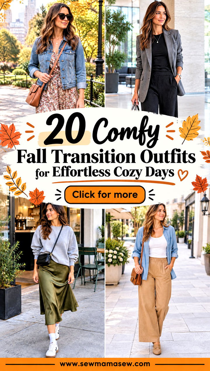 20 Comfy Fall Transition Outfits for Effortless Cozy Days - 20 Comfy Fall Transition Outfits for Effortless Cozy Days