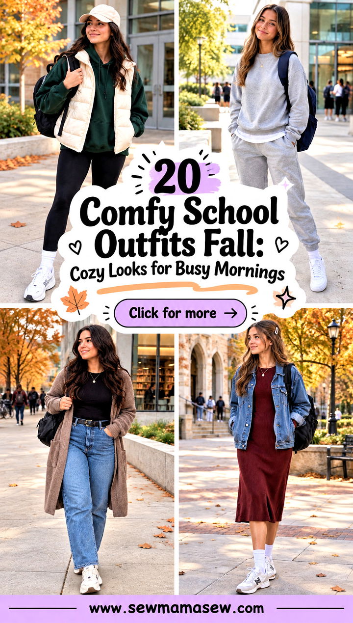 20 Comfy School Outfits Fall Cozy Looks for Busy Mornings - 20 Comfy School Outfits Fall: Cozy Looks for Busy Mornings
