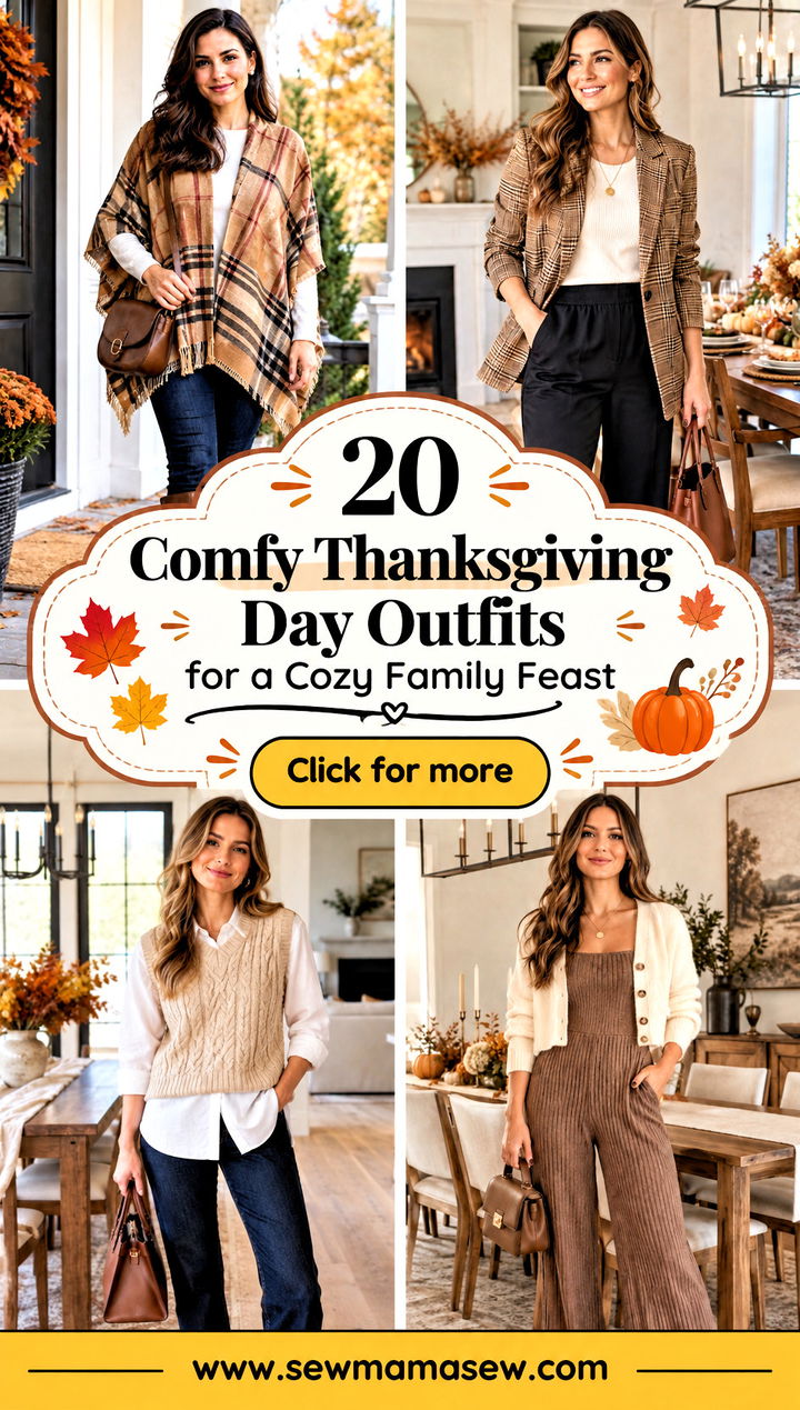 20 Comfy Thanksgiving Day Outfits for a Cozy Family Feast - 20 Comfy Thanksgiving Day Outfits for a Cozy Family Feast