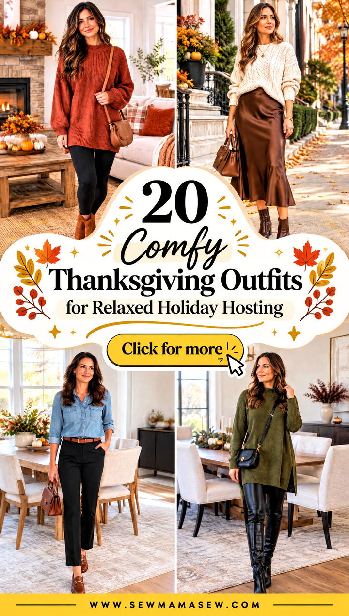 20 Comfy Thanksgiving Outfits for Relaxed Holiday Hosting - 20 Comfy Thanksgiving Outfits for Relaxed Holiday Hosting