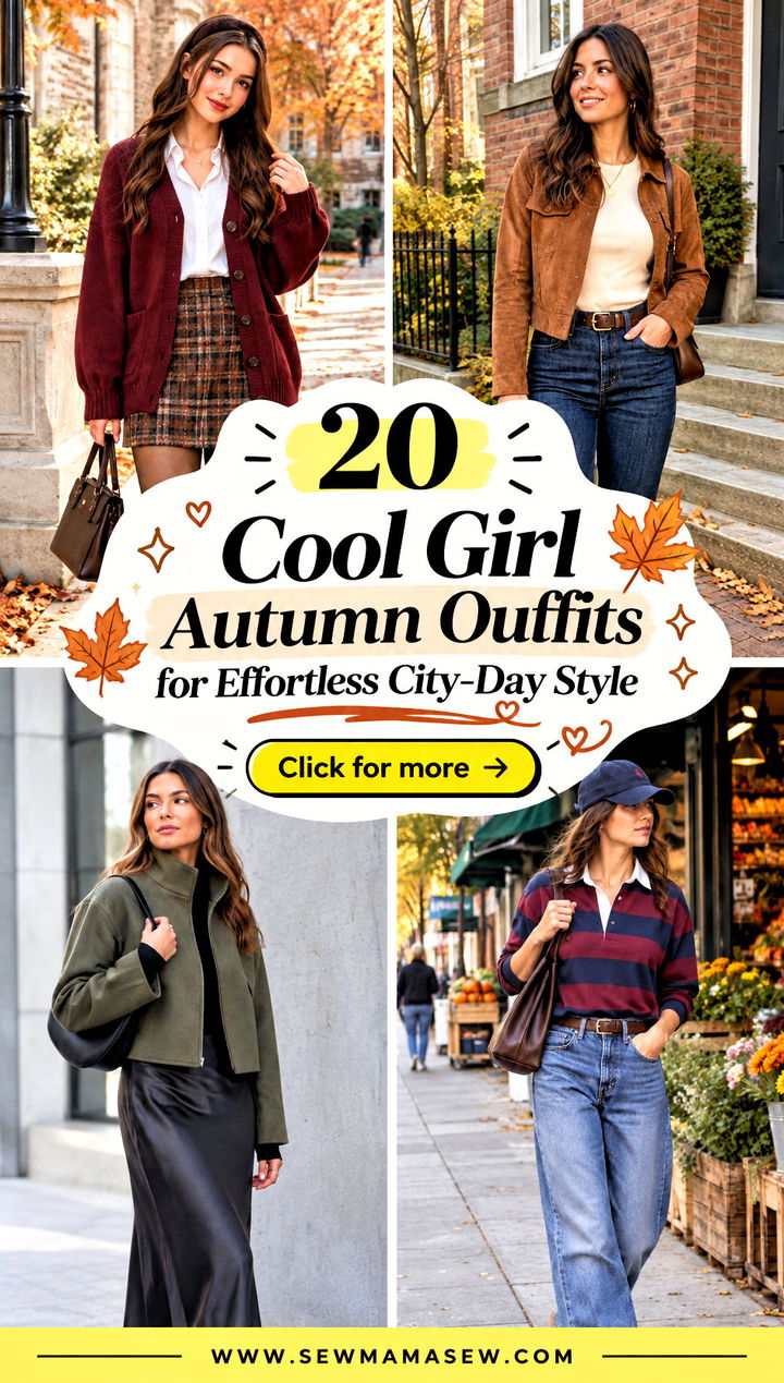 20 Cool Girl Autumn Outfits for Effortless City-Day Style - 20 Cool Girl Autumn Outfits for Effortless City-Day Style