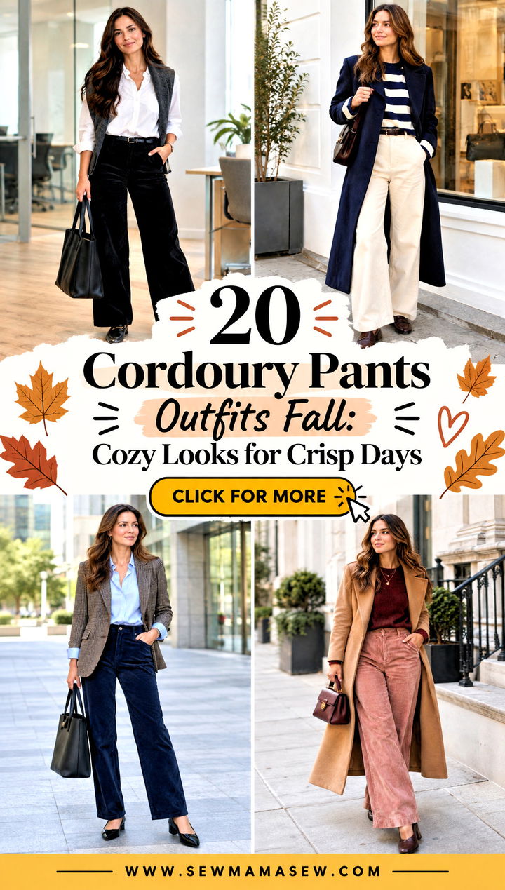 20 Cordoury Pants Outfits Fall Cozy Looks for Crisp Days - 20 Cordoury Pants Outfits Fall: Cozy Looks for Crisp Days