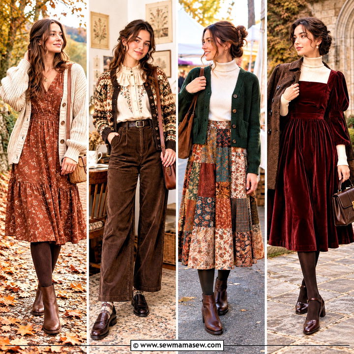 20 Cottagecore Fall Outfits for Dreamy Countryside Days