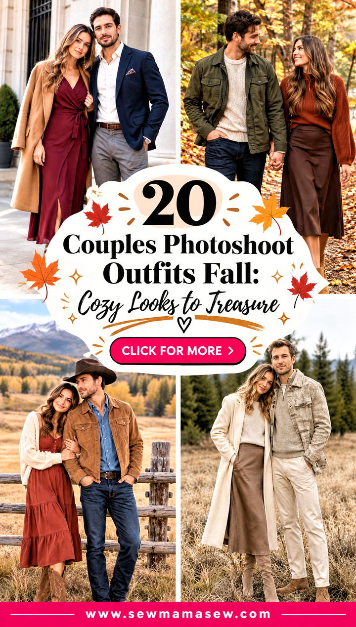 20 Couples Photoshoot Outfits Fall Cozy Looks to Treasure - 20 Couples Photoshoot Outfits Fall: Cozy Looks to Treasure