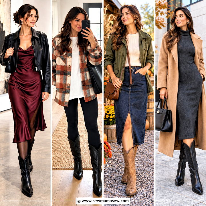 20 Cowboy Boot Fall Outfits for Effortless Weekend Style