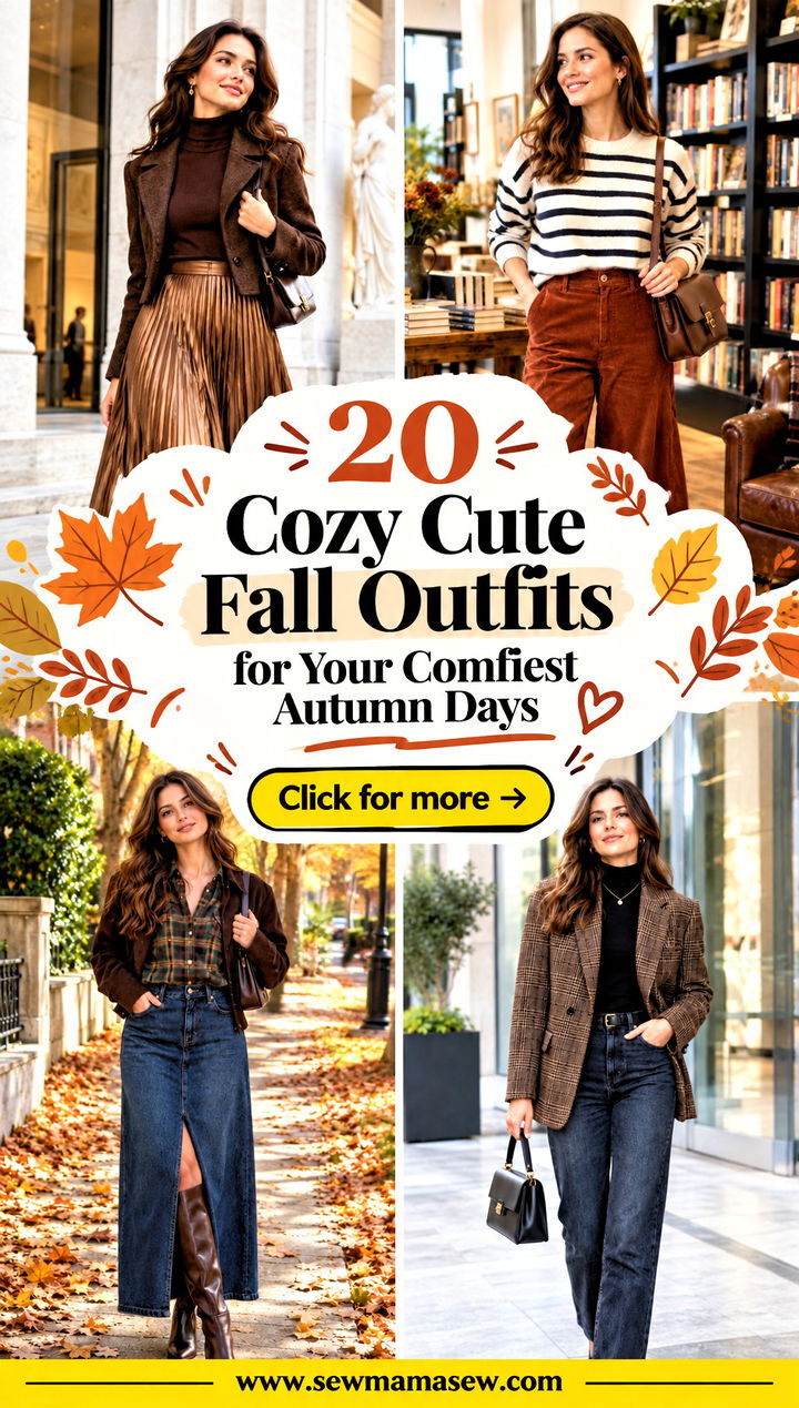 20 Cozy Cute Fall Outfits for Your Comfiest Autumn Days - 20 Cozy Cute Fall Outfits for Your Comfiest Autumn Days