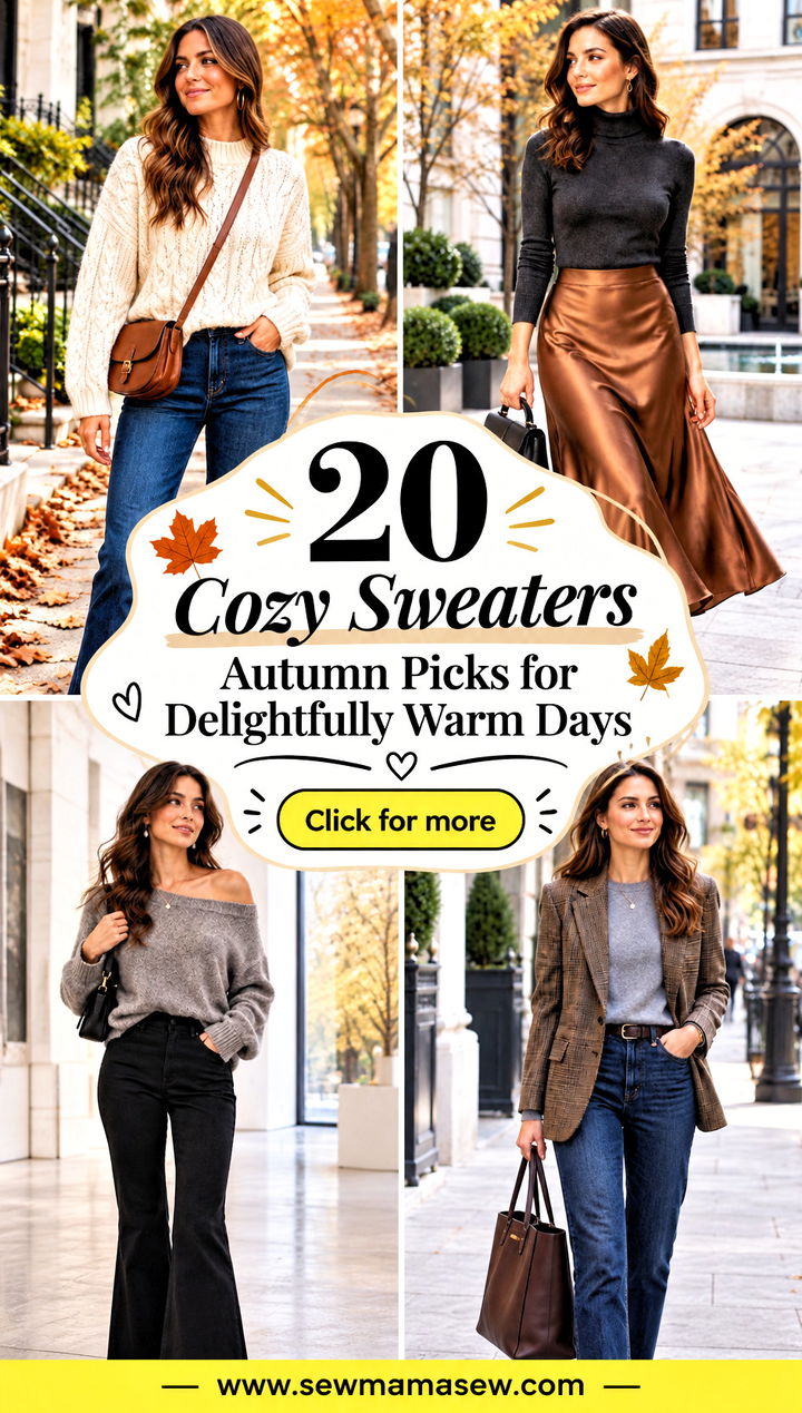 20 Cozy Sweaters Autumn Picks for Delightfully Warm Days - 20 Cozy Sweaters Autumn Picks for Delightfully Warm Days