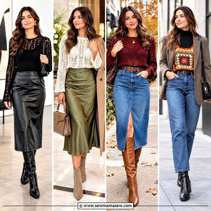 20 Crochet Fall Top Ideas for Charming Layered Day Looks