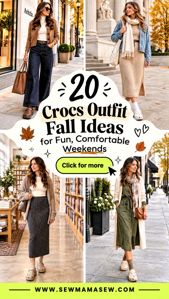 20 Crocs Outfit Fall Ideas for Fun Comfortable Weekends - 20 Crocs Outfit Fall Ideas for Fun, Comfortable Weekends