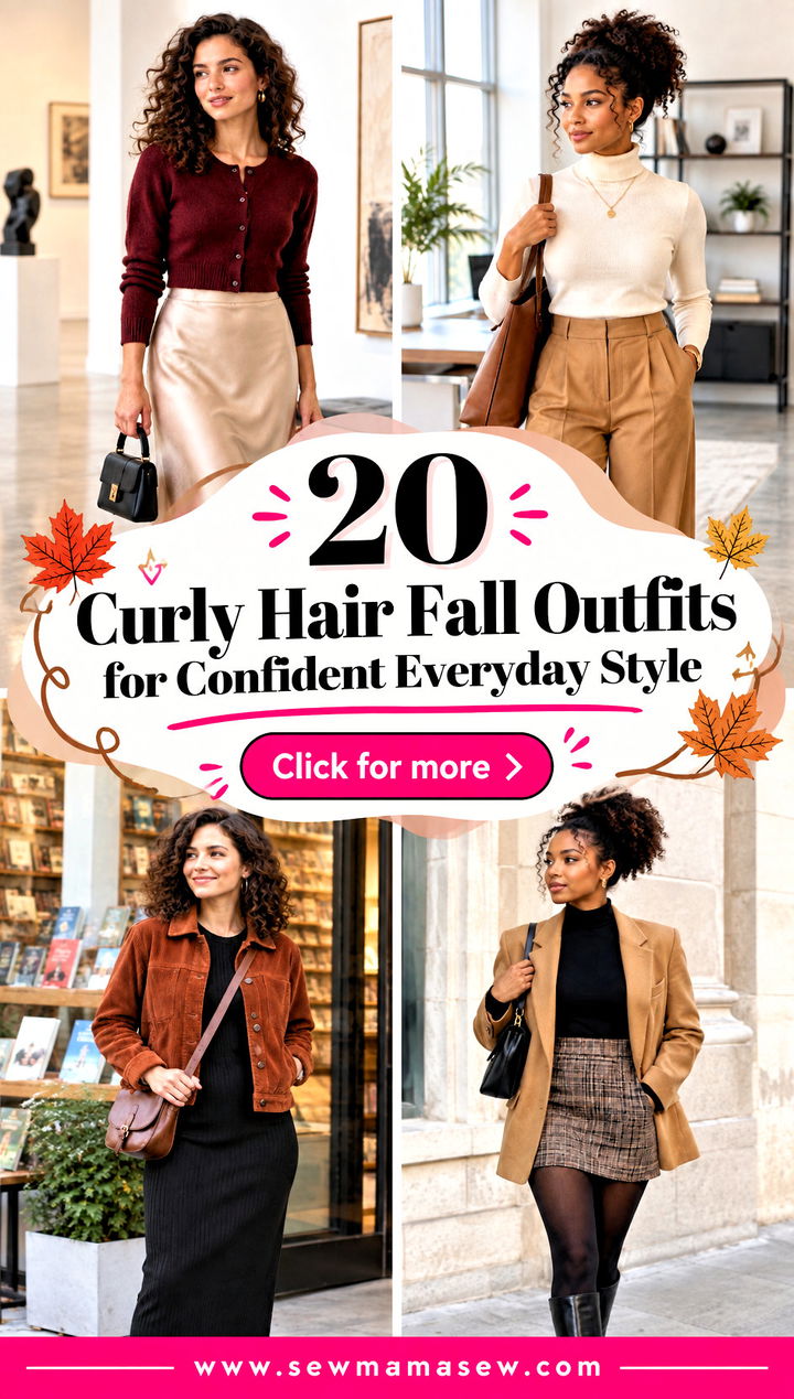20 Curly Hair Fall Outfits for Confident Everyday Style - 20 Curly Hair Fall Outfits for Confident Everyday Style