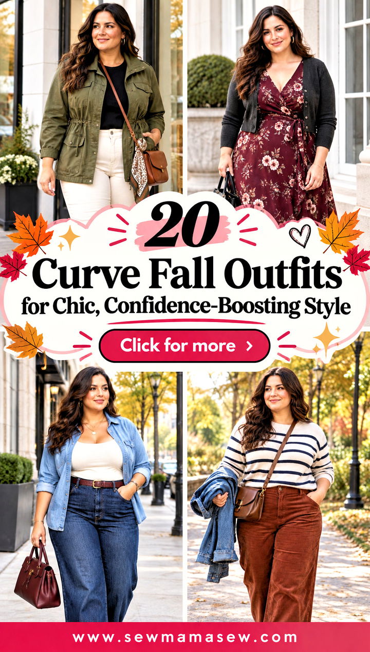 20 Curve Fall Outfits for Chic Confidence-Boosting Style - 20 Curve Fall Outfits for Chic, Confidence-Boosting Style