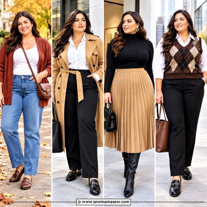 20 Curvy Outfits Fall Ideas for Cozy, Confident Day Looks